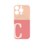プレミアムパネル with MagSafe［ オリジナル - initial two tone - C pink ］