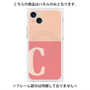プレミアムパネル with MagSafe［ オリジナル - initial two tone - C pink ］