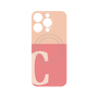 プレミアムパネル with MagSafe［ オリジナル - initial two tone - C pink ］