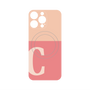 プレミアムパネル with MagSafe［ オリジナル - initial two tone - C pink ］