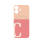 プレミアムパネル with MagSafe［ オリジナル - initial two tone - C pink ］