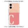 プレミアムパネル with MagSafe［ オリジナル - initial two tone - C pink ］