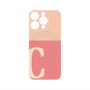 プレミアムパネル with MagSafe［ オリジナル - initial two tone - C pink ］