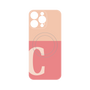プレミアムパネル with MagSafe［ オリジナル - initial two tone - C pink ］