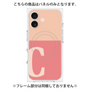プレミアムパネル with MagSafe［ オリジナル - initial two tone - C pink ］