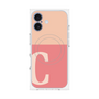 プレミアムパネル with MagSafe［ オリジナル - initial two tone - C pink ］