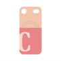 プレミアムパネル with MagSafe［ オリジナル - initial two tone - C pink ］