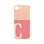 プレミアムパネル with MagSafe［ オリジナル - initial two tone - C pink ］