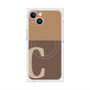 プレミアムパネル with MagSafe［ オリジナル - initial two tone - C brown ］