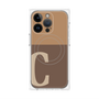 プレミアムパネル with MagSafe［ オリジナル - initial two tone - C brown ］
