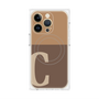 プレミアムパネル with MagSafe［ オリジナル - initial two tone - C brown ］
