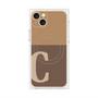 プレミアムパネル with MagSafe［ オリジナル - initial two tone - C brown ］