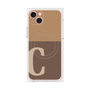 プレミアムパネル with MagSafe［ オリジナル - initial two tone - C brown ］