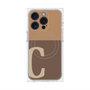 プレミアムパネル with MagSafe［ オリジナル - initial two tone - C brown ］