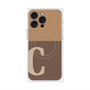 プレミアムパネル with MagSafe［ オリジナル - initial two tone - C brown ］