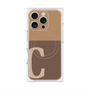 プレミアムパネル with MagSafe［ オリジナル - initial two tone - C brown ］