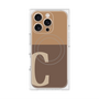 プレミアムパネル with MagSafe［ オリジナル - initial two tone - C brown ］