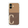 プレミアムパネル with MagSafe［ オリジナル - initial two tone - C brown ］