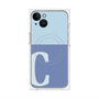 プレミアムパネル with MagSafe［ オリジナル - initial two tone - C blue ］