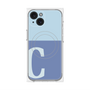 プレミアムパネル with MagSafe［ オリジナル - initial two tone - C blue ］