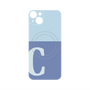 プレミアムパネル with MagSafe［ オリジナル - initial two tone - C blue ］