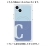 プレミアムパネル with MagSafe［ オリジナル - initial two tone - C blue ］