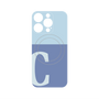 プレミアムパネル with MagSafe［ オリジナル - initial two tone - C blue ］