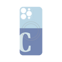 プレミアムパネル with MagSafe［ オリジナル - initial two tone - C blue ］