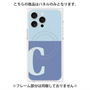 プレミアムパネル with MagSafe［ オリジナル - initial two tone - C blue ］