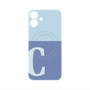 プレミアムパネル with MagSafe［ オリジナル - initial two tone - C blue ］