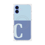 プレミアムパネル with MagSafe［ オリジナル - initial two tone - C blue ］