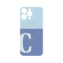 プレミアムパネル with MagSafe［ オリジナル - initial two tone - C blue ］