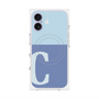 プレミアムパネル with MagSafe［ オリジナル - initial two tone - C blue ］
