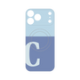 プレミアムパネル with MagSafe［ オリジナル - initial two tone - C blue ］