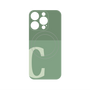 プレミアムパネル with MagSafe［ オリジナル - initial two tone - C green ］