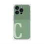 プレミアムパネル with MagSafe［ オリジナル - initial two tone - C green ］