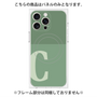 プレミアムパネル with MagSafe［ オリジナル - initial two tone - C green ］