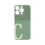 プレミアムパネル with MagSafe［ オリジナル - initial two tone - C green ］