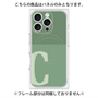 プレミアムパネル with MagSafe［ オリジナル - initial two tone - C green ］