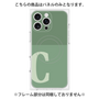 プレミアムパネル with MagSafe［ オリジナル - initial two tone - C green ］