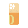 プレミアムパネル with MagSafe［ オリジナル - initial two tone - D orange ］