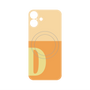 プレミアムパネル with MagSafe［ オリジナル - initial two tone - D orange ］