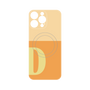 プレミアムパネル with MagSafe［ オリジナル - initial two tone - D orange ］