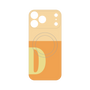 プレミアムパネル with MagSafe［ オリジナル - initial two tone - D orange ］