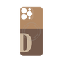 プレミアムパネル with MagSafe［ オリジナル - initial two tone - D brown ］