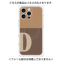 プレミアムパネル with MagSafe［ オリジナル - initial two tone - D brown ］