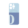 プレミアムパネル with MagSafe［ オリジナル - initial two tone - D blue ］
