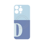プレミアムパネル with MagSafe［ オリジナル - initial two tone - D blue ］