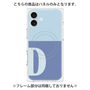 プレミアムパネル with MagSafe［ オリジナル - initial two tone - D blue ］