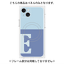 プレミアムパネル with MagSafe［ オリジナル - initial two tone - E blue ］